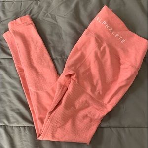 Alphalete revival leggings - coral